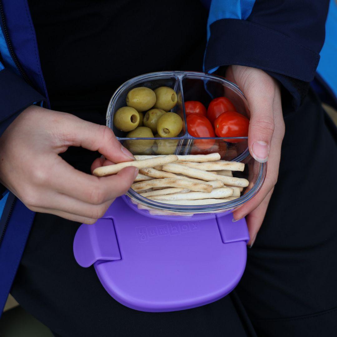 Yumbox Leakproof Snack Bowl - 3 Compartment - Bascora