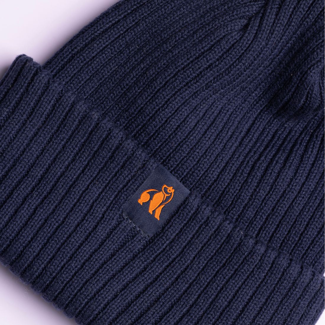 Organic Cotton Beanie – Navy