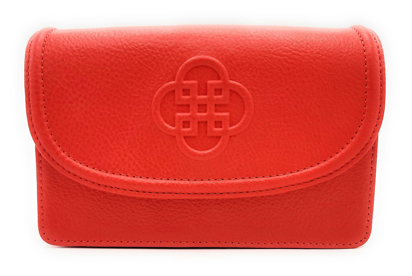 Heidi Leather Designer Clutch