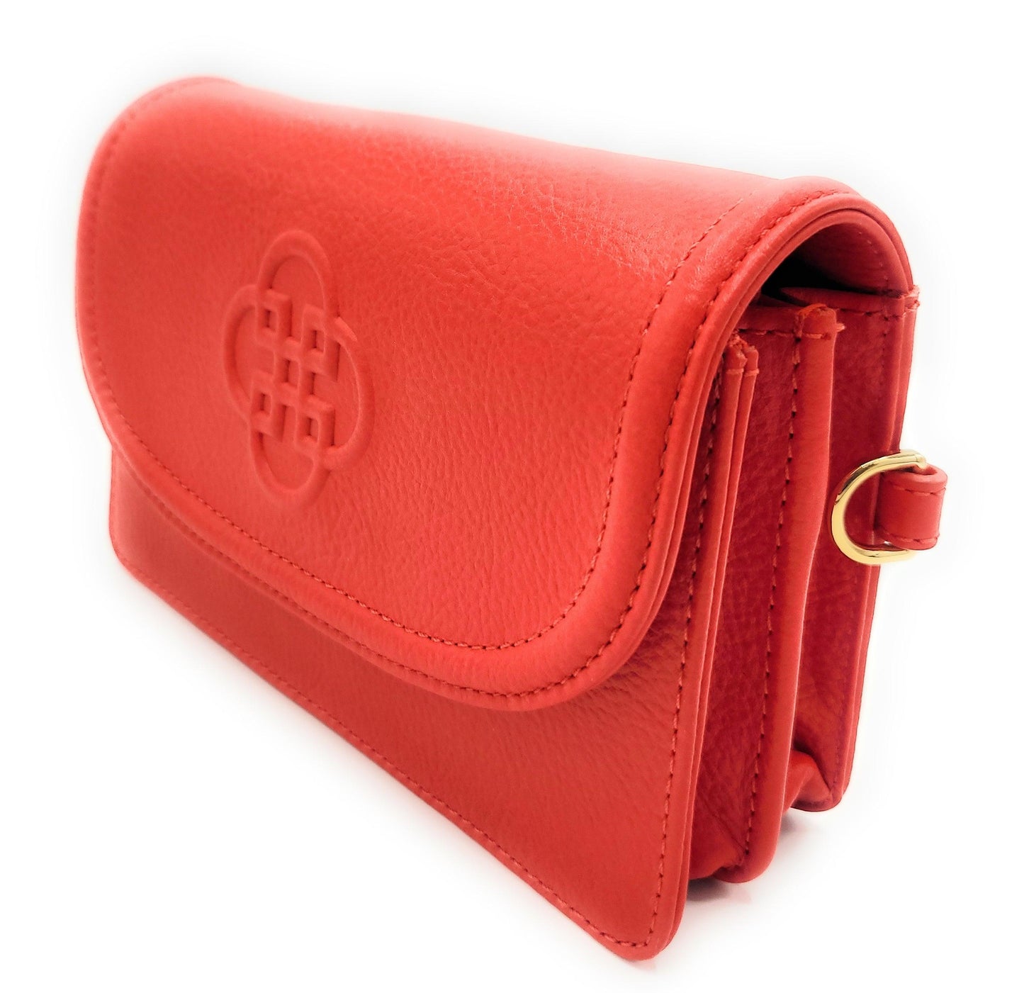 Heidi Leather Designer Clutch