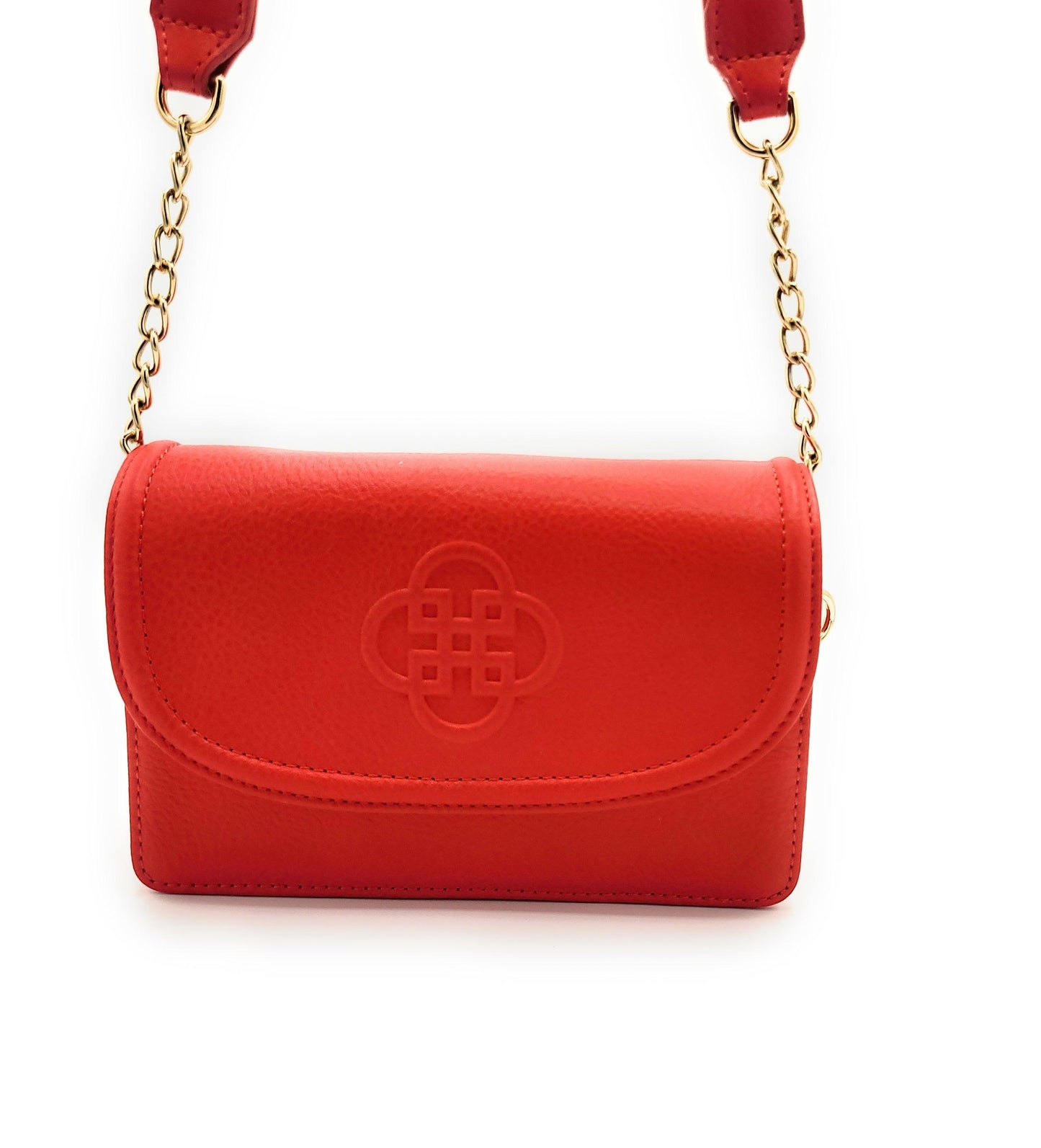 Heidi Leather Designer Clutch