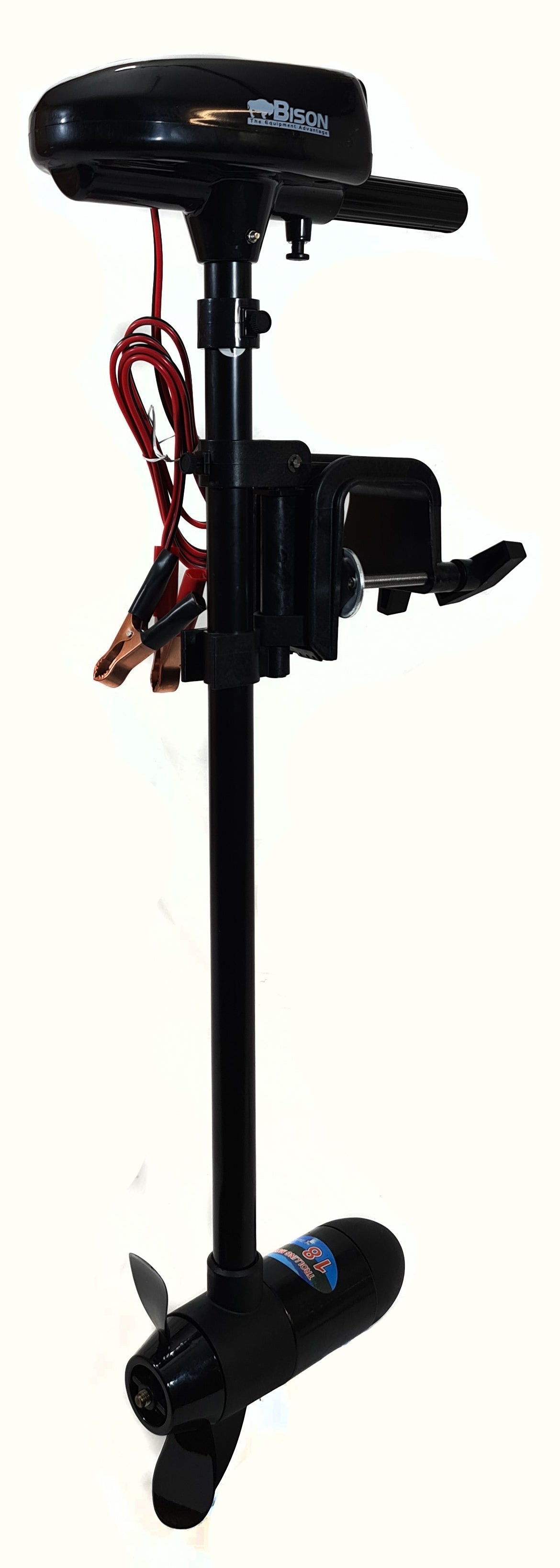 Bison Kayak 18 - Electric Trolling Motor for Kayaks & Small Boats (18lb Thrust)