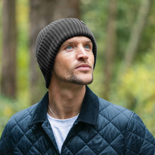Organic Cotton Beanie – Black