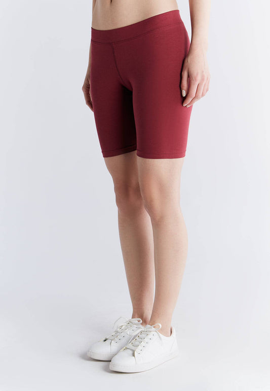 Organic High-Waisted Stretch Shorts for Women