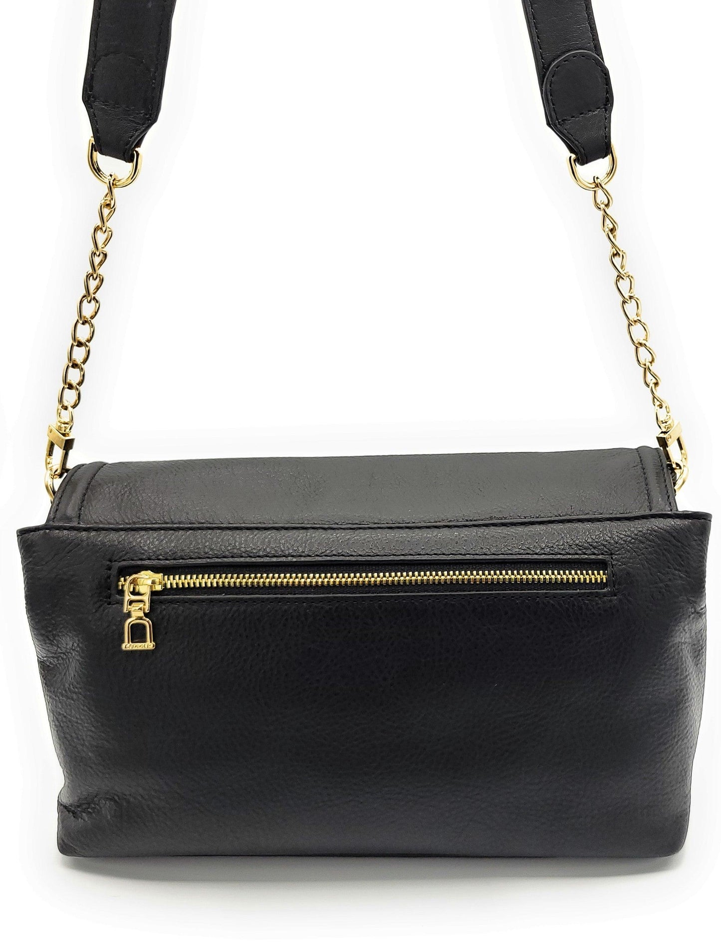 Orla Leather Flapover Handbag