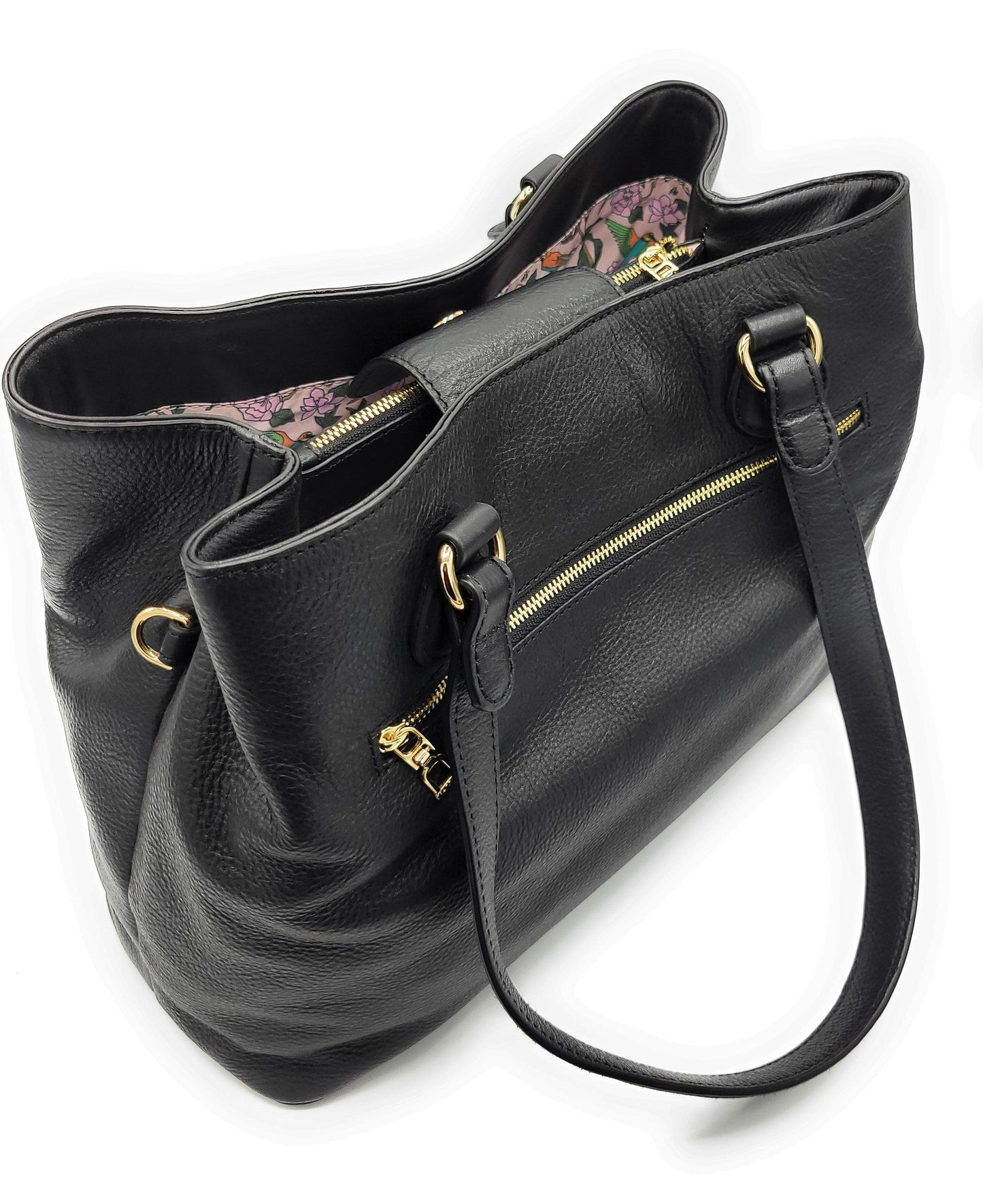 Rosie Leather Twin Strap Shoulder Bag