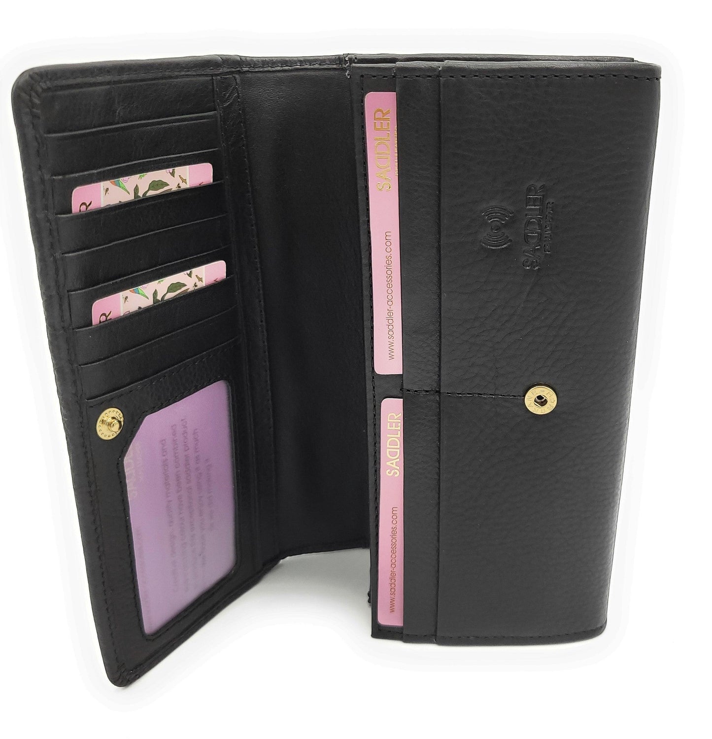 Bonnie RFID Leather Multi-Section Purse