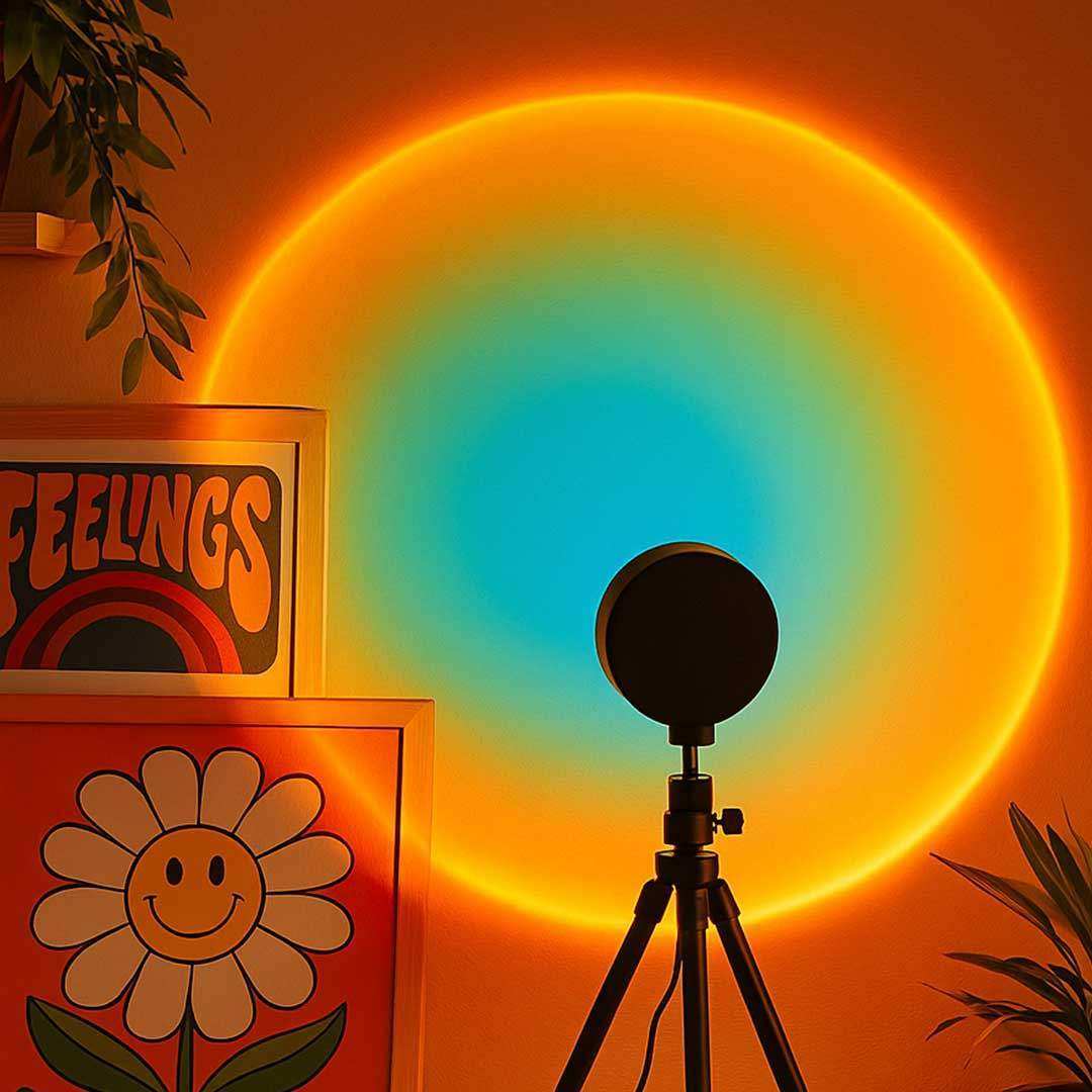 Sunset Glow Projection Lamp - Bascora