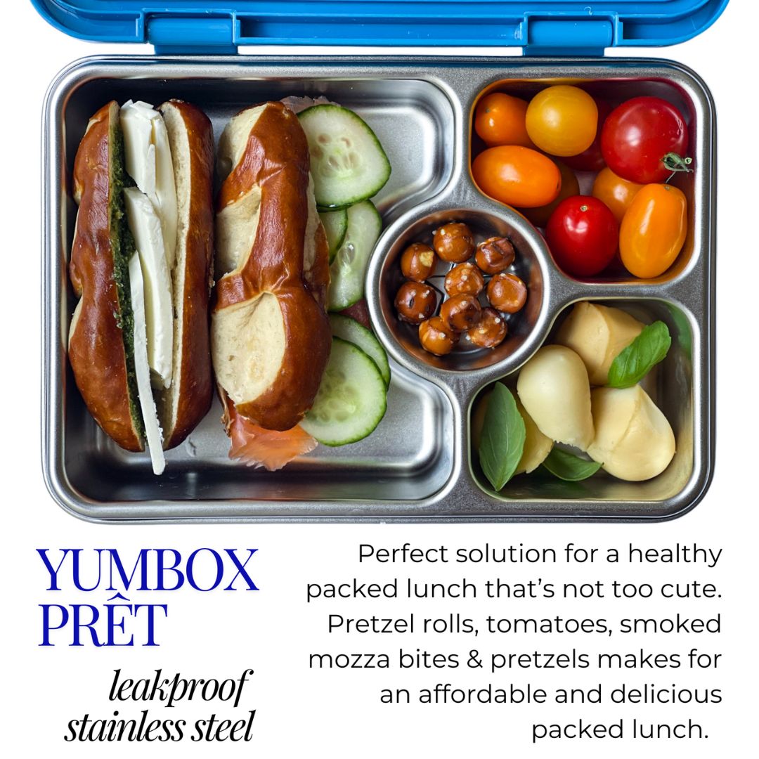 Yumbox Prêt Stainless Steel Leakproof Bento Lunch Box - Various Colours