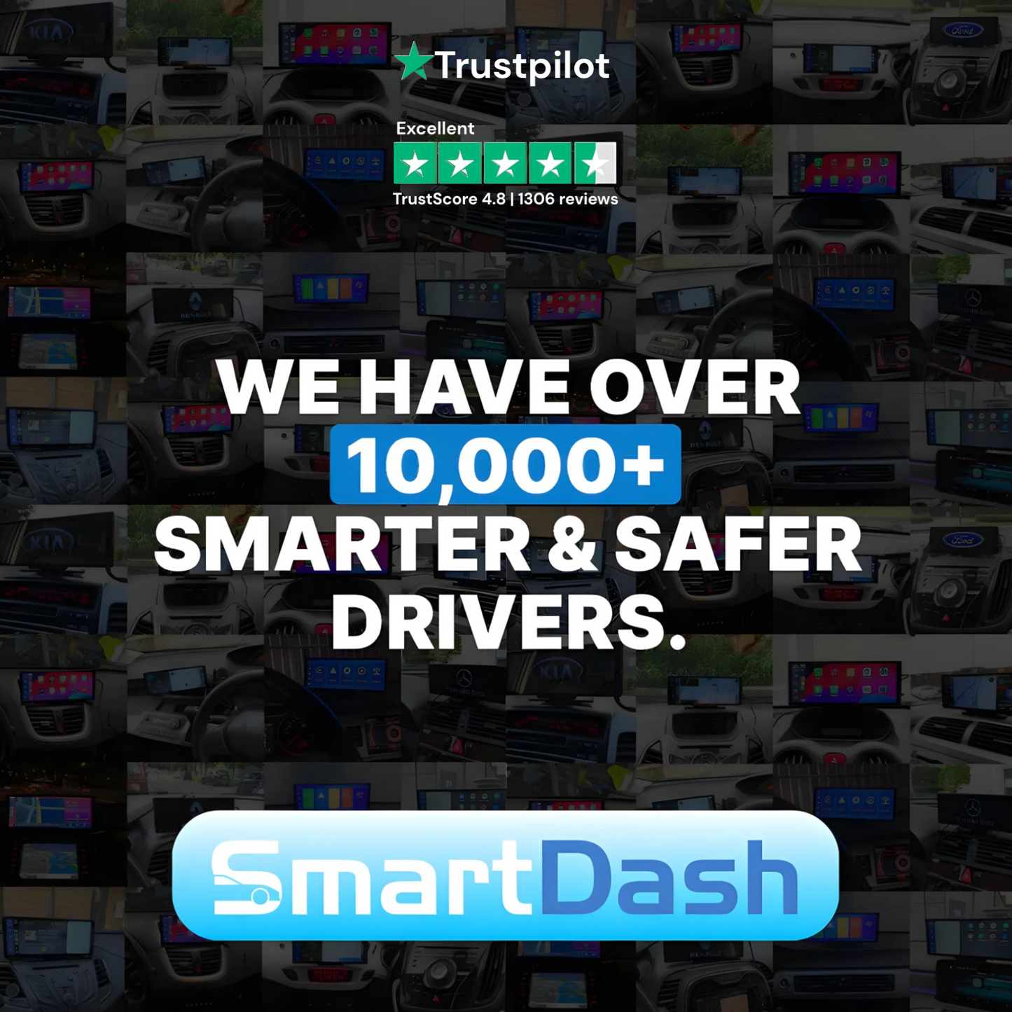SmartDash™ CarPlay Tablet 7" - Wireless Display with GPS & Bluetooth