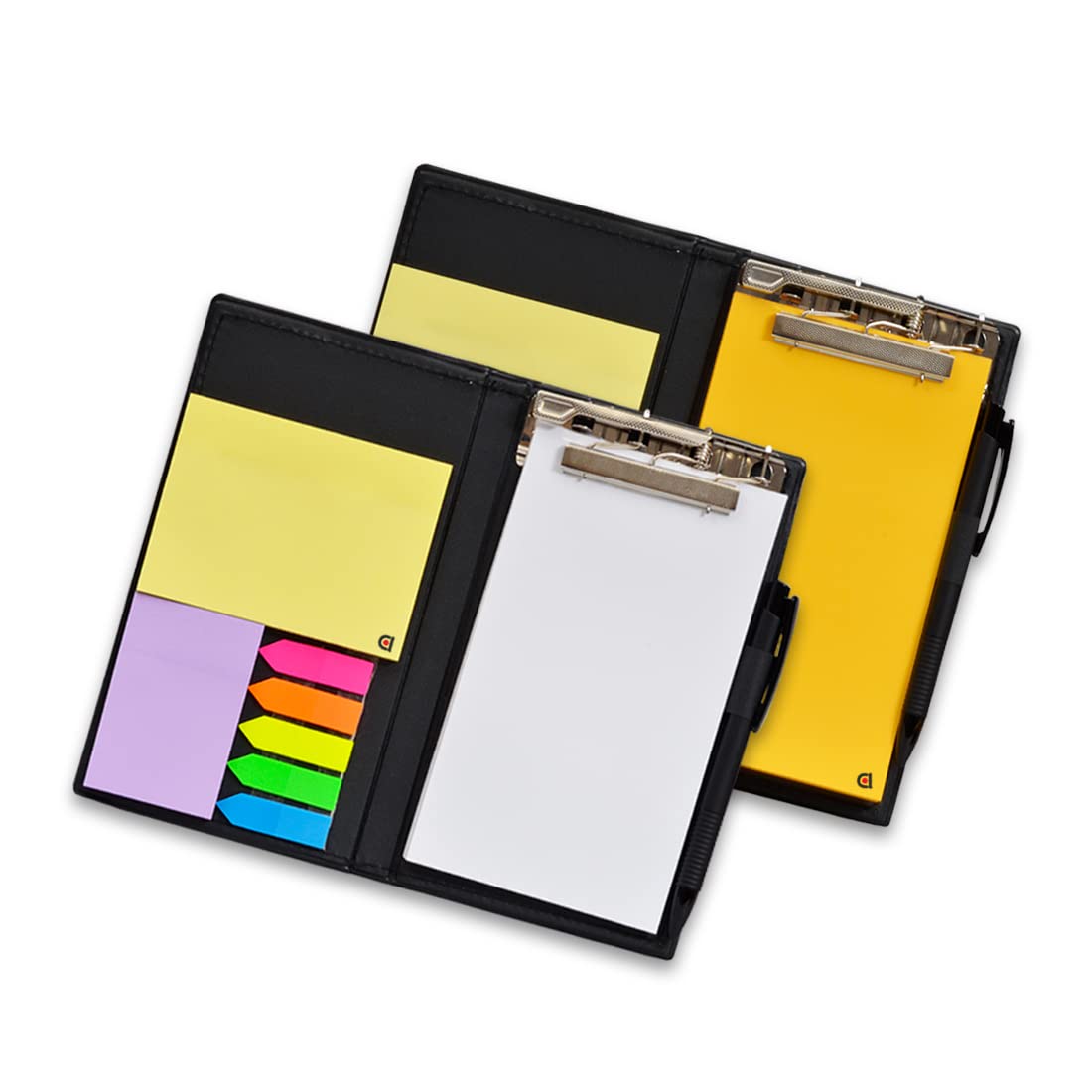 Organizador de escritorio para regalo: notas adhesivas, blocs de notas y portalápices (blanco)