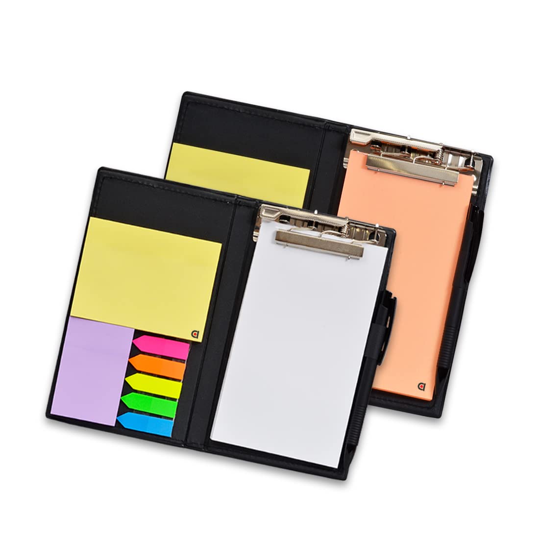 Organizador de escritorio para regalo: notas adhesivas, blocs de notas y portalápices (blanco)