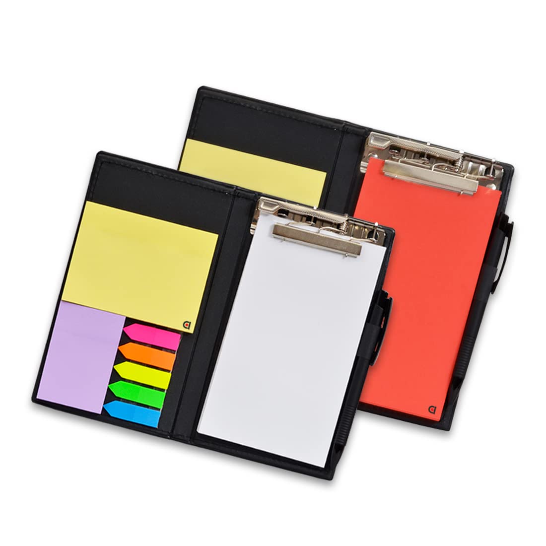 Organizador de escritorio para regalo: notas adhesivas, blocs de notas y portalápices (blanco)