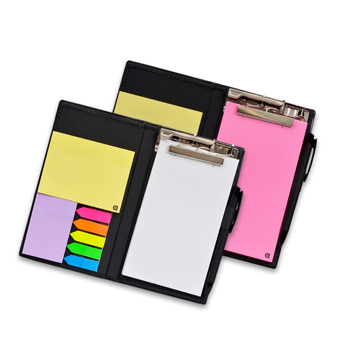 Organizador de escritorio para regalo: notas adhesivas, blocs de notas y portalápices (blanco)