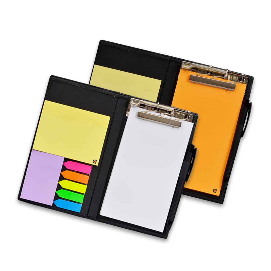 Organizador de escritorio para regalo: notas adhesivas, blocs de notas y portalápices (blanco)