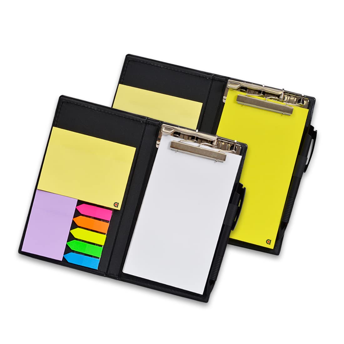 Organizador de escritorio para regalo: notas adhesivas, blocs de notas y portalápices (blanco)