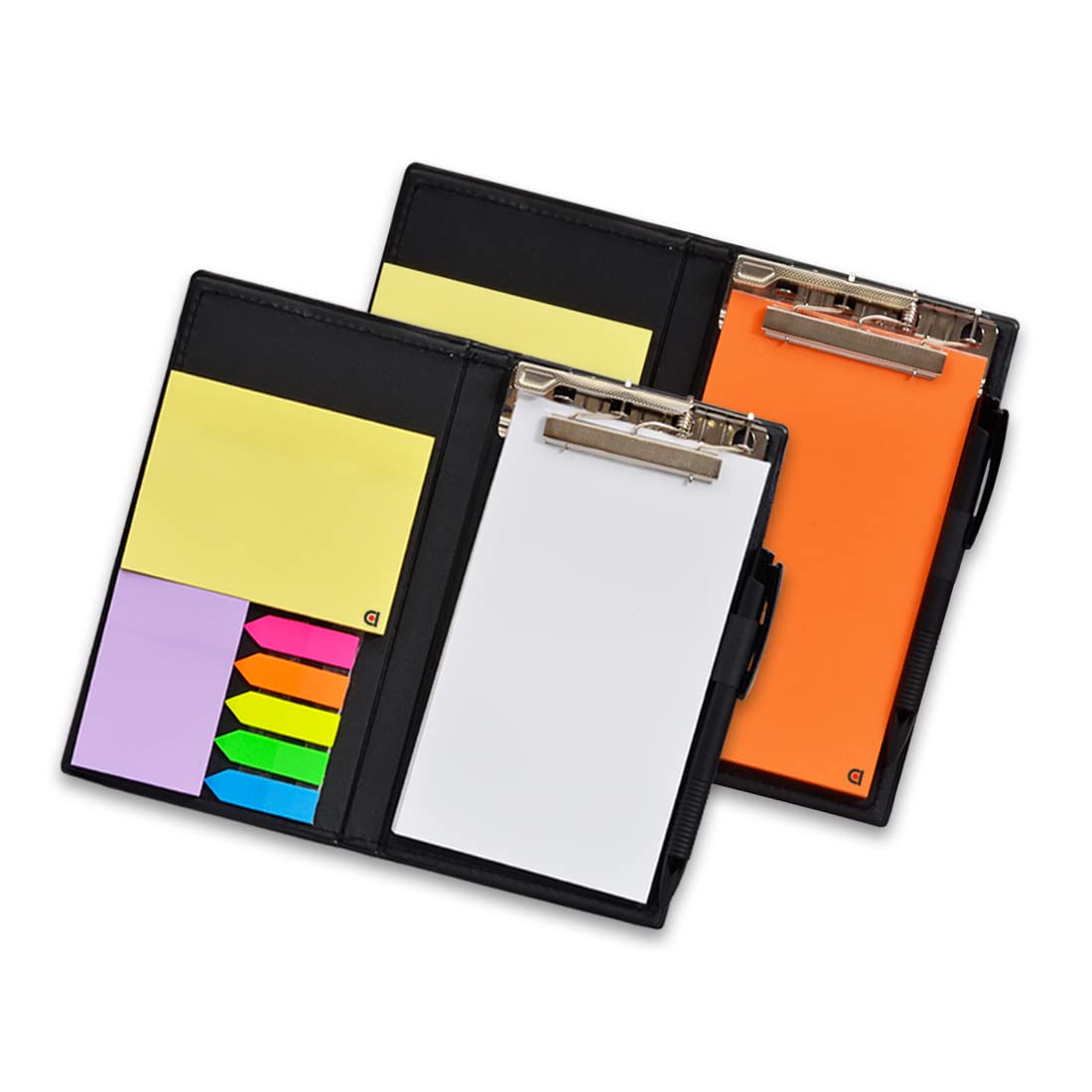 Organizador de escritorio para regalo: notas adhesivas, blocs de notas y portalápices (blanco)