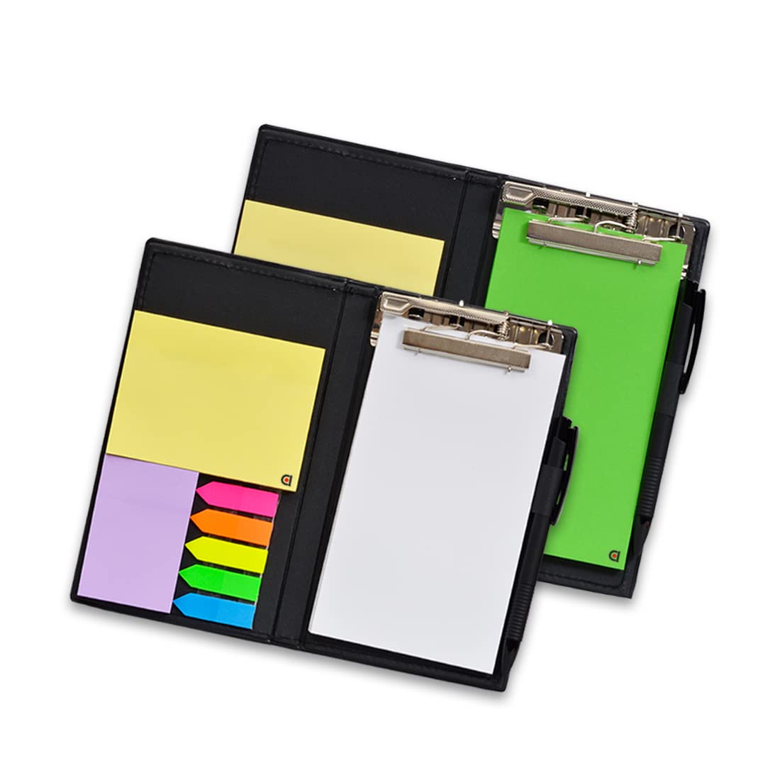 Organizador de escritorio para regalo: notas adhesivas, blocs de notas y portalápices (blanco)