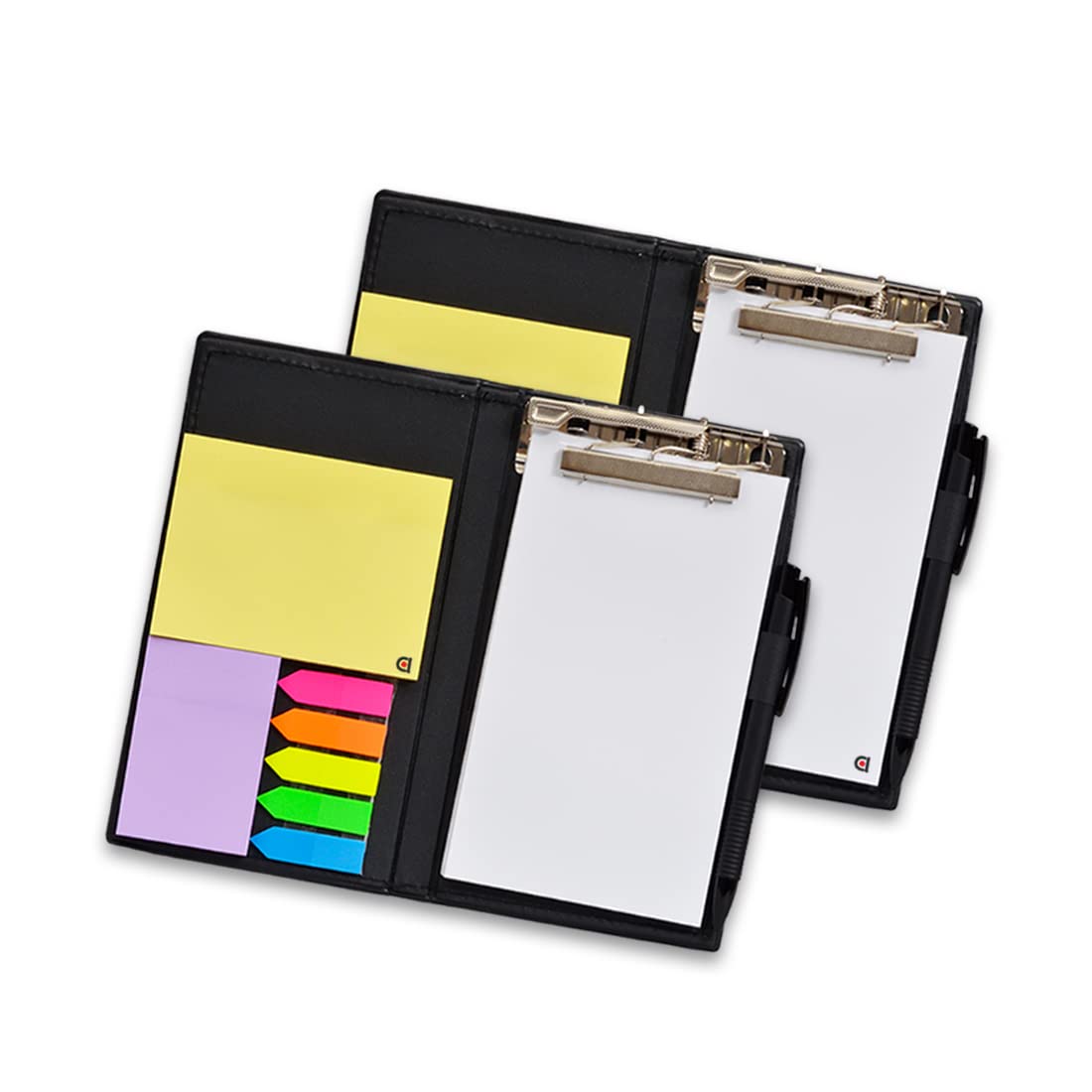 Organizador de escritorio para regalo: notas adhesivas, blocs de notas y portalápices (blanco)