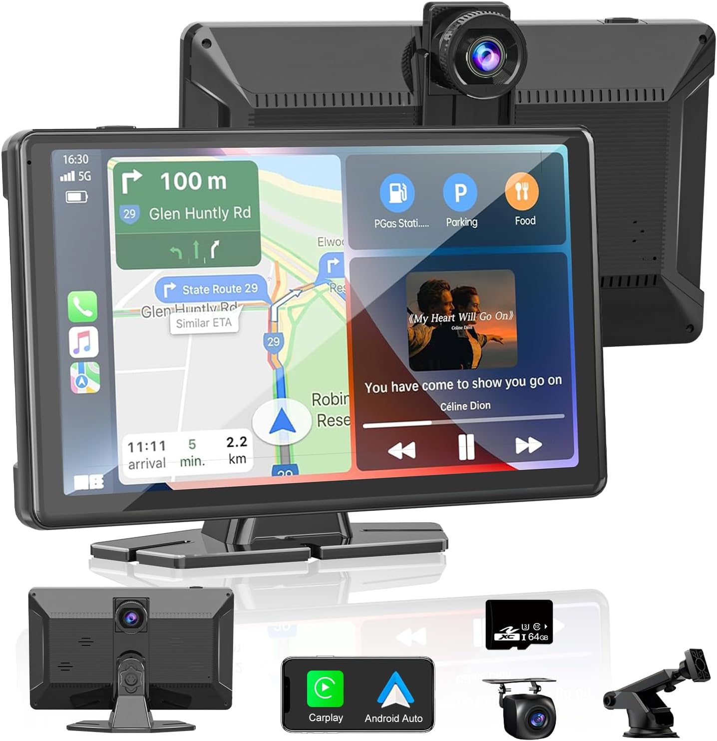 SmartDash™ CarPlay Tablet 7" - Wireless Display with GPS & Bluetooth