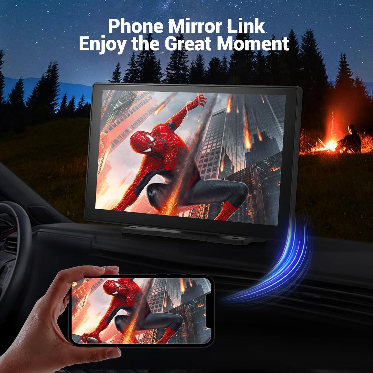 SmartDash™ CarPlay Tablet 7" - Wireless Display with GPS & Bluetooth