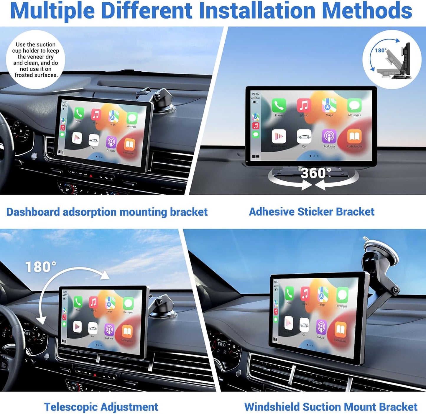 SmartDash™ CarPlay Tablet 7" - Wireless Display with GPS & Bluetooth