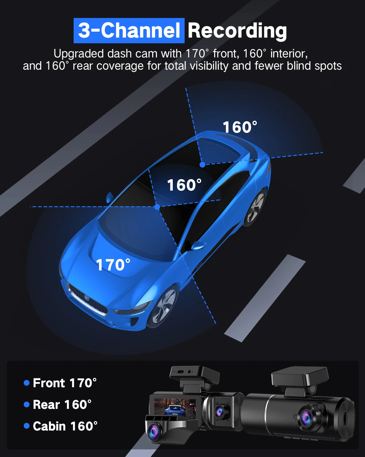 4K Dual Lens Dash Cam - Ultra HD Car DVR