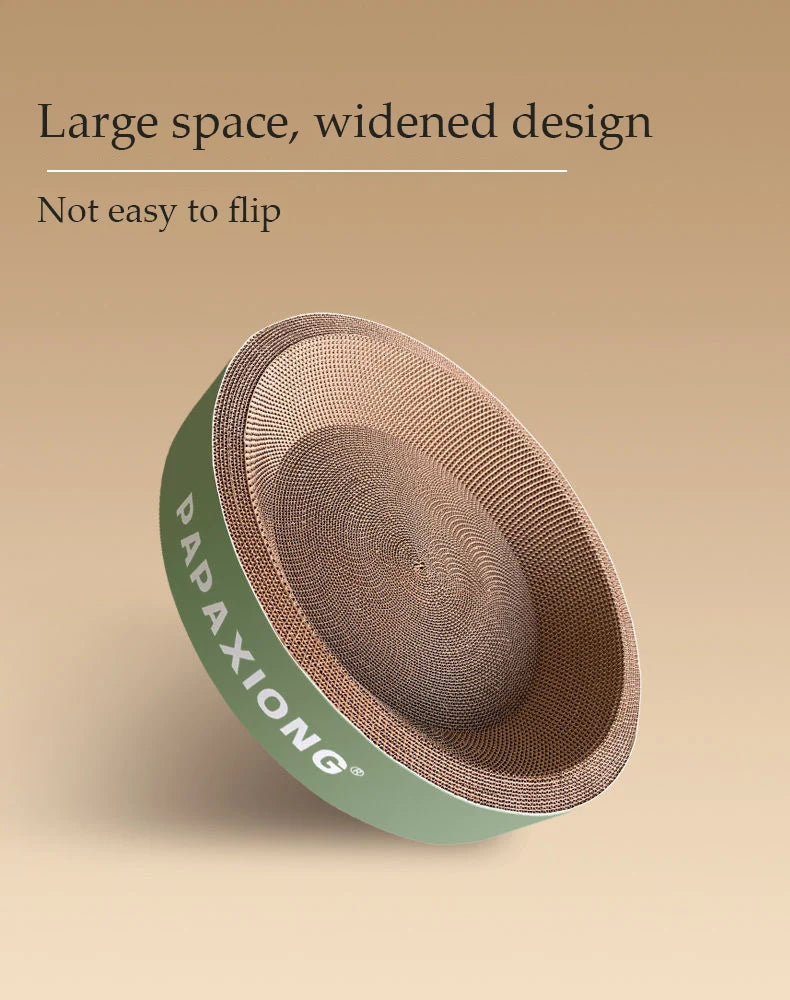 Eco-Friendly Cat Scratcher and Bed Set - Corn Binder Construction