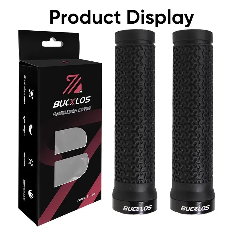 Bicycle Grips - Integrated Rubber Anti-Slip MTB Handlebar