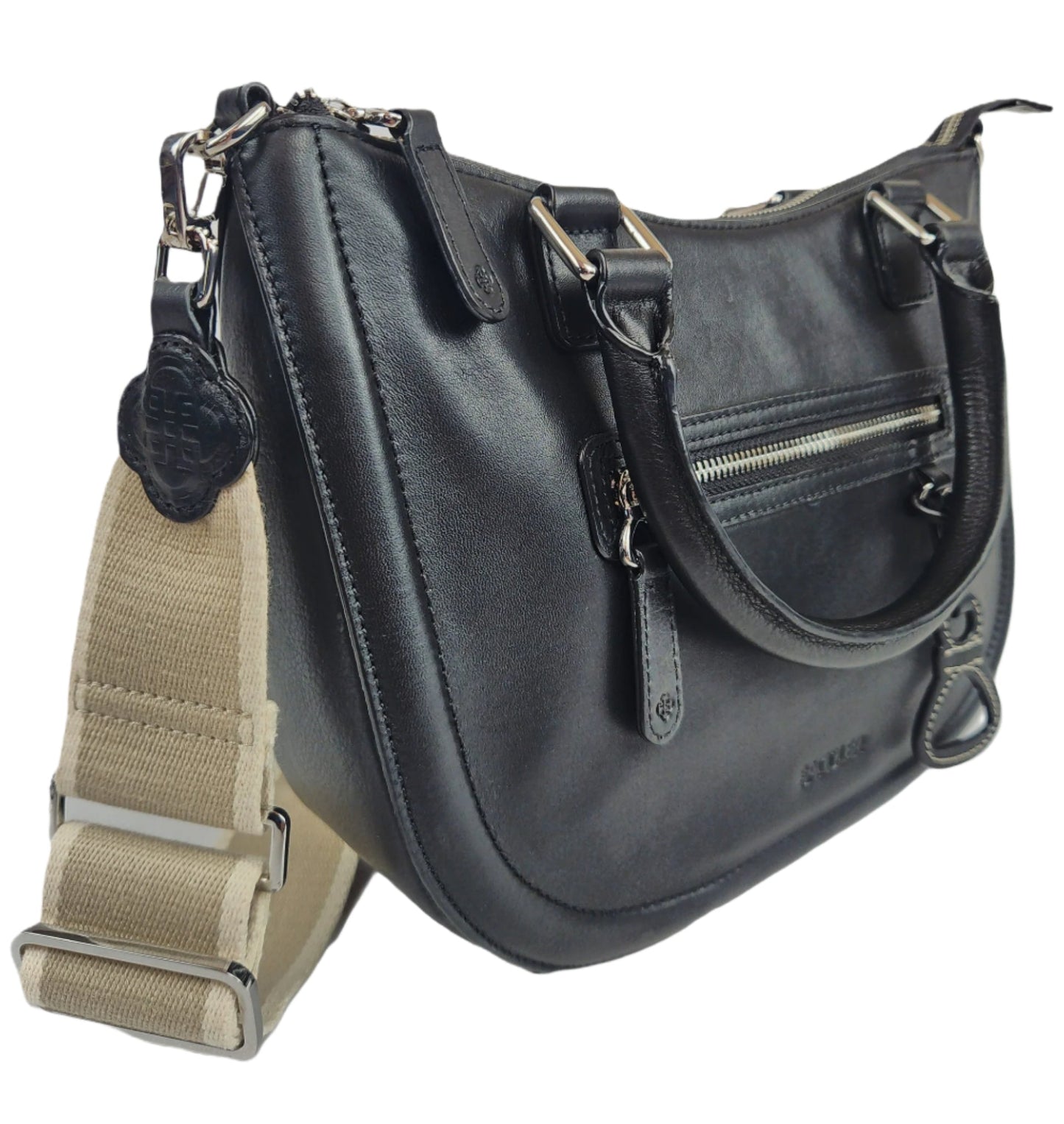 Chloe Leather Twin-Handle Handbag
