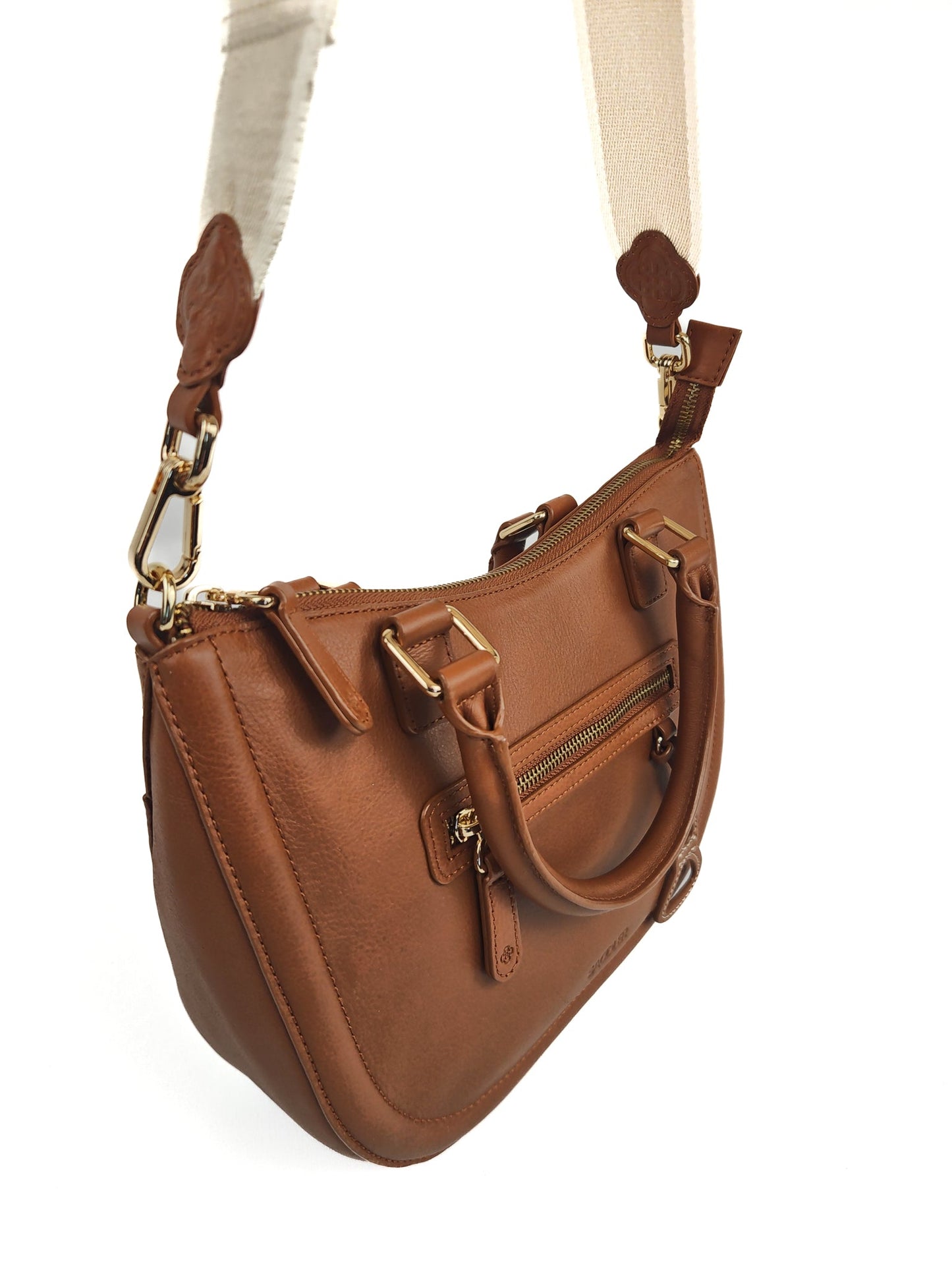 Chloe Leather Twin-Handle Handbag