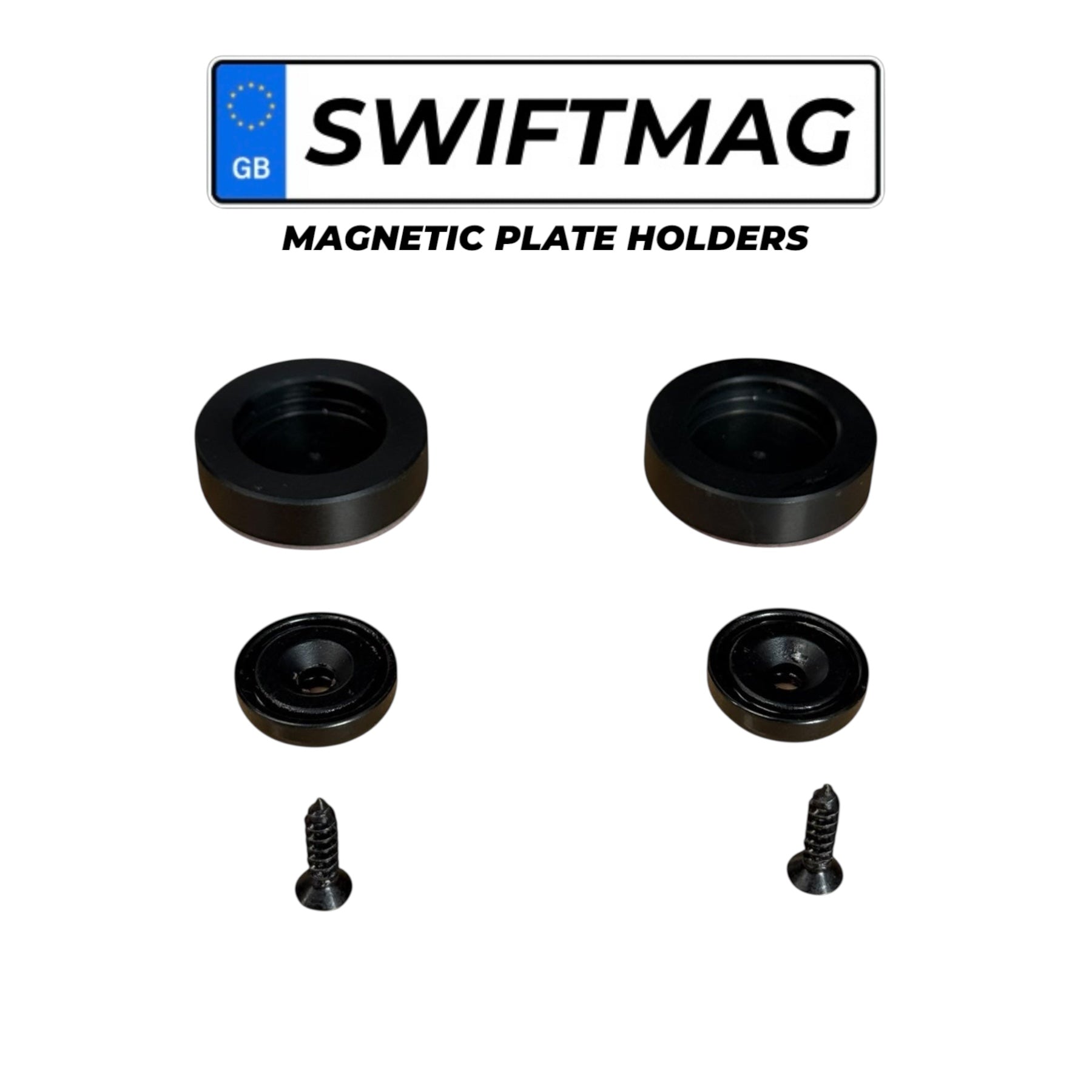 SWIFTMAG Magnetic Removable Numberplate Kit - Bascora