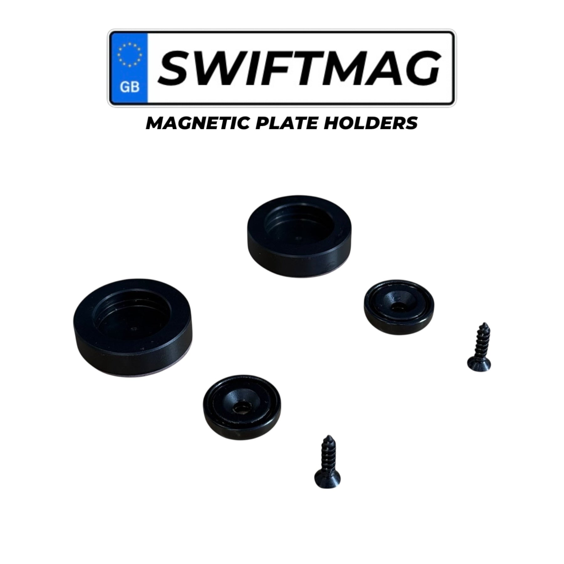 SWIFTMAG Magnetic Removable Numberplate Kit - Bascora