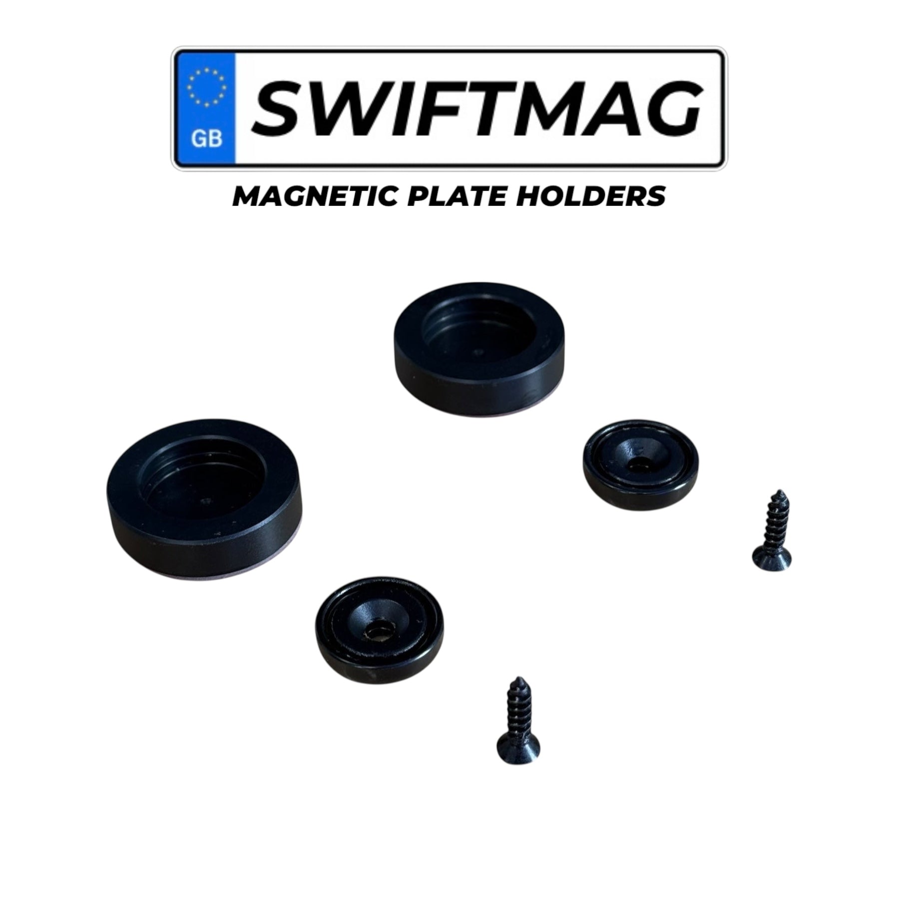 SWIFTMAG Magnetic Removable Numberplate Kit - Bascora