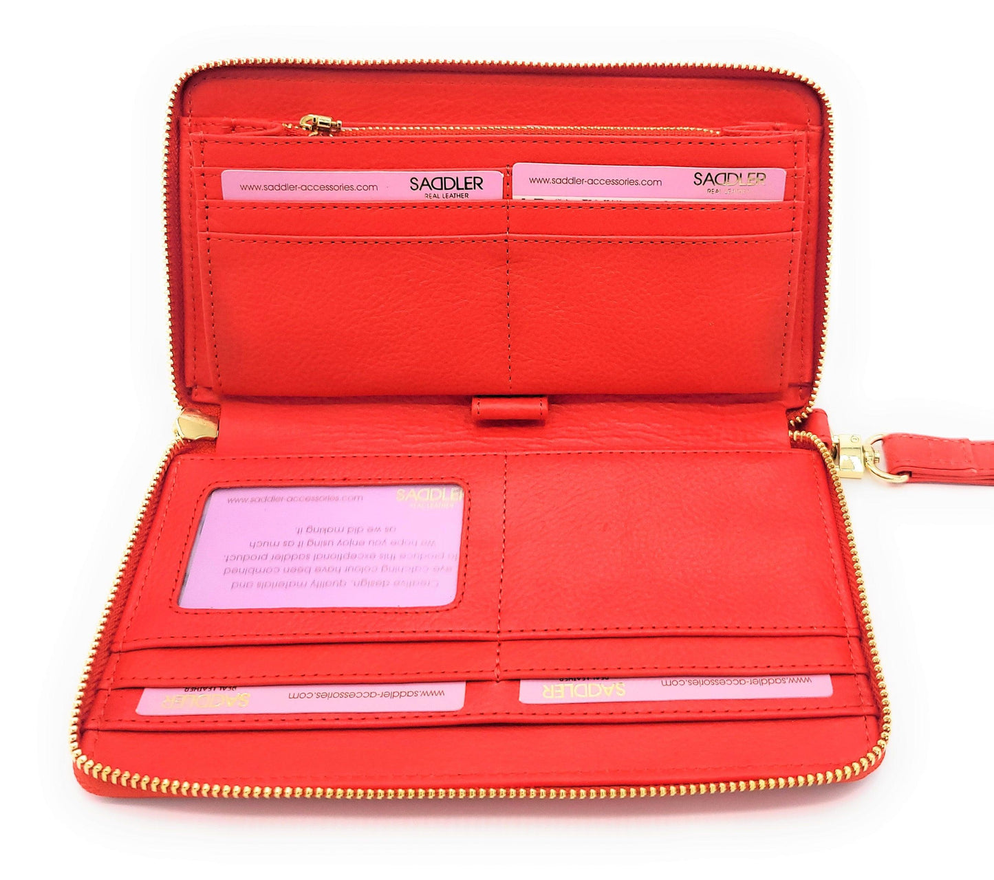 Saddler Freya Leather RFID Purse & Phone Holder with Strap