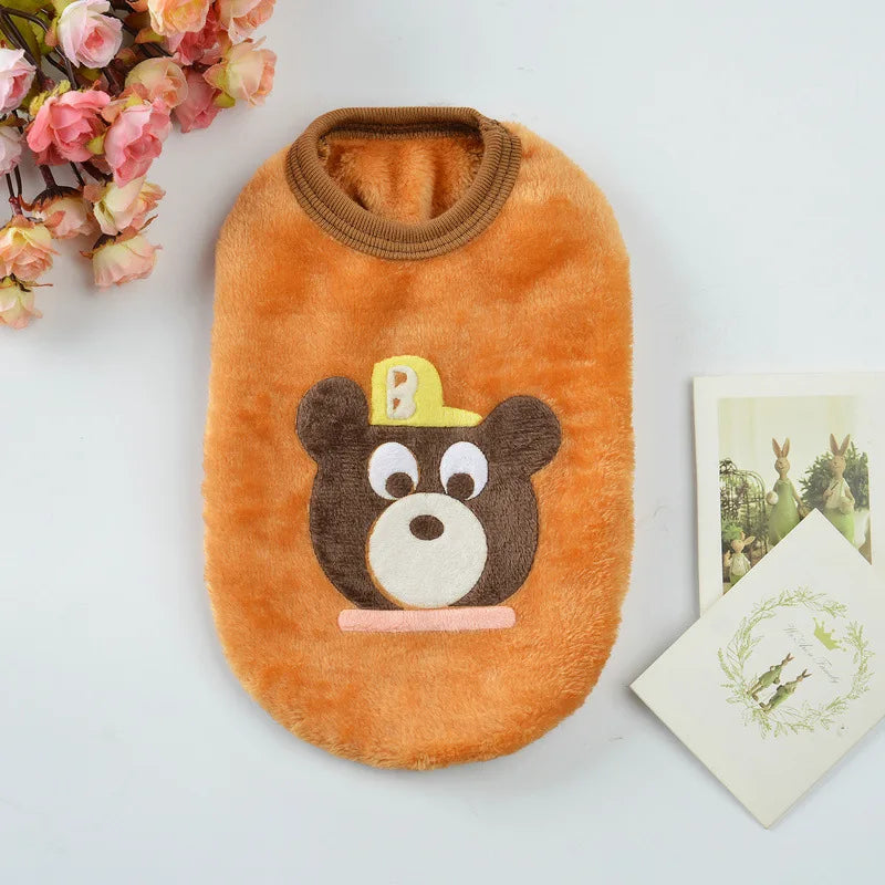 Vêtements polaires pour chiots nouveau-nés