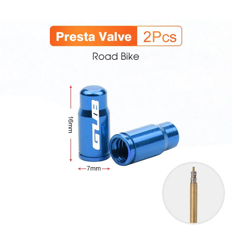 Aluminum CNC Bicycle Tire Valve Cap - Dustproof Schrader Presta