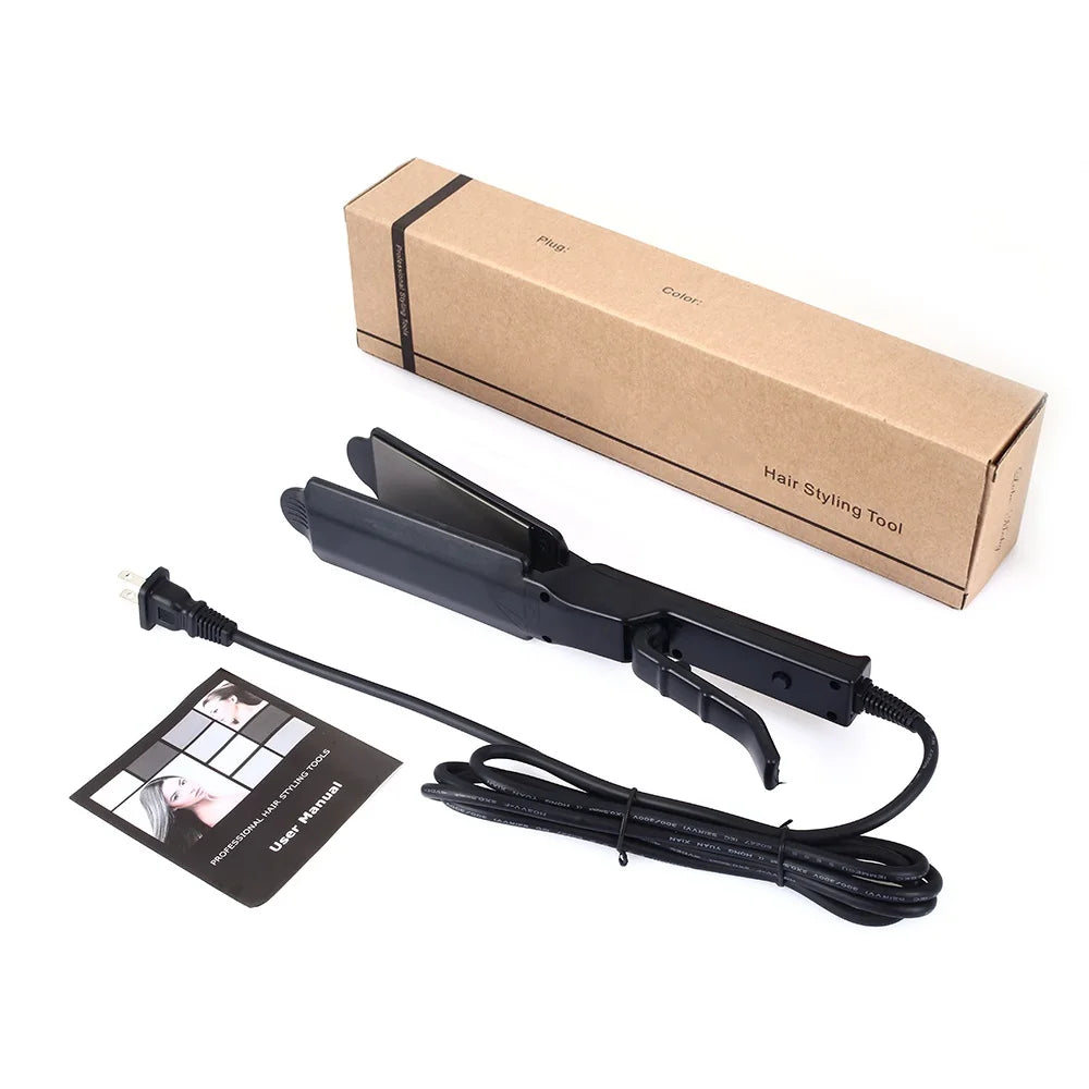 Professional Titanium Hair Straightener - Wide Plate