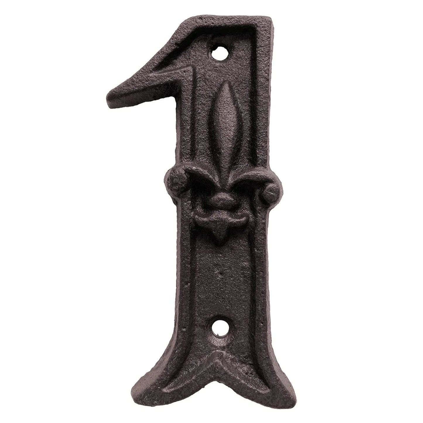 Cast Iron House Numbers - Antique Metal Address Plaque