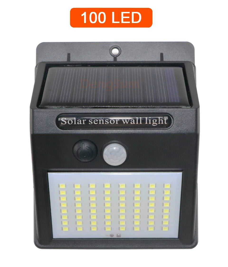 PIR Motion Sensor 100LED Solar Street Light