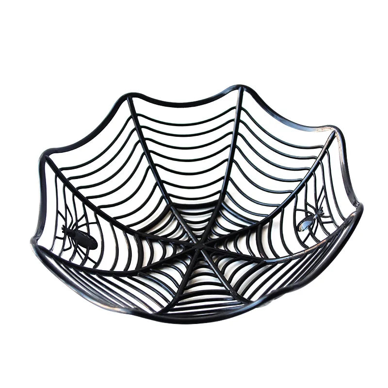 Halloween Spider Web Bowl - Candy Basket for Trick or Treat