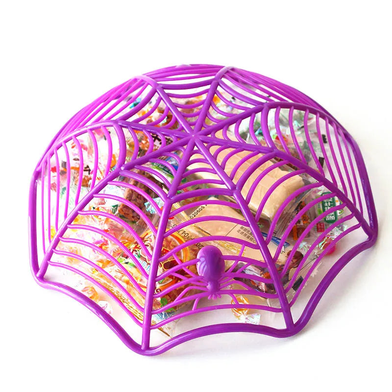 Halloween Spider Web Bowl - Candy Basket for Trick or Treat