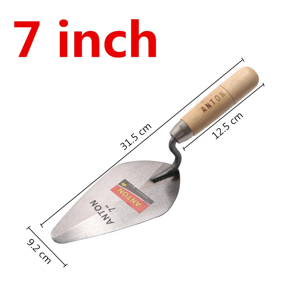 Construction Putty Knife - Carbon Steel Brick Trowel 6/7 Inch