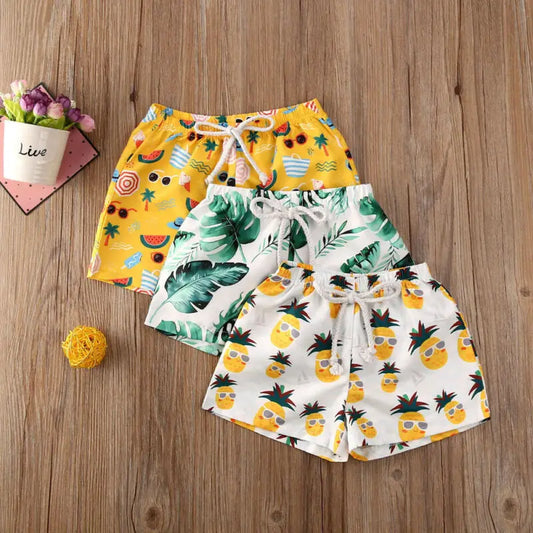 Toddler Swim Shorts Unisex - Quick Dry Beach Shorts Ages 0-4 Years