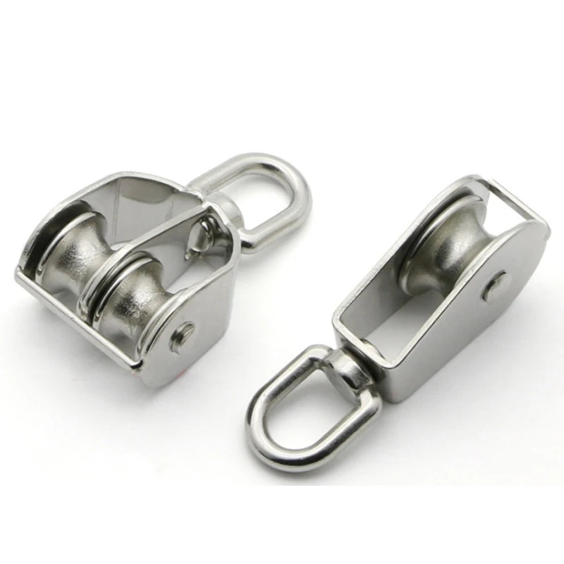 Heavy Duty Traction Wheel Pulley - Single & Double Block System