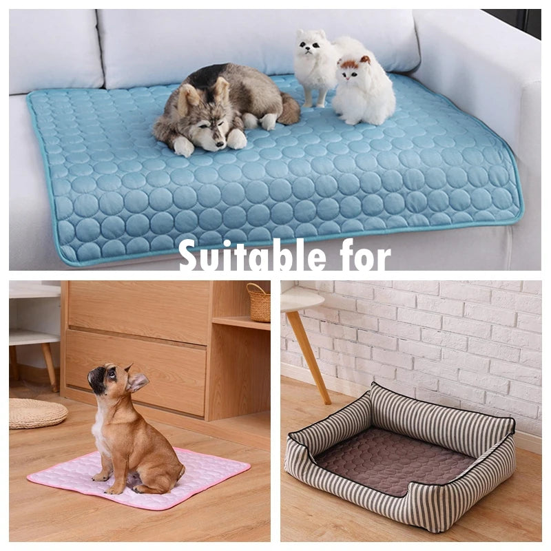 Multi-Layer Pet Cooling Mat - Advanced 3-Layer Design
