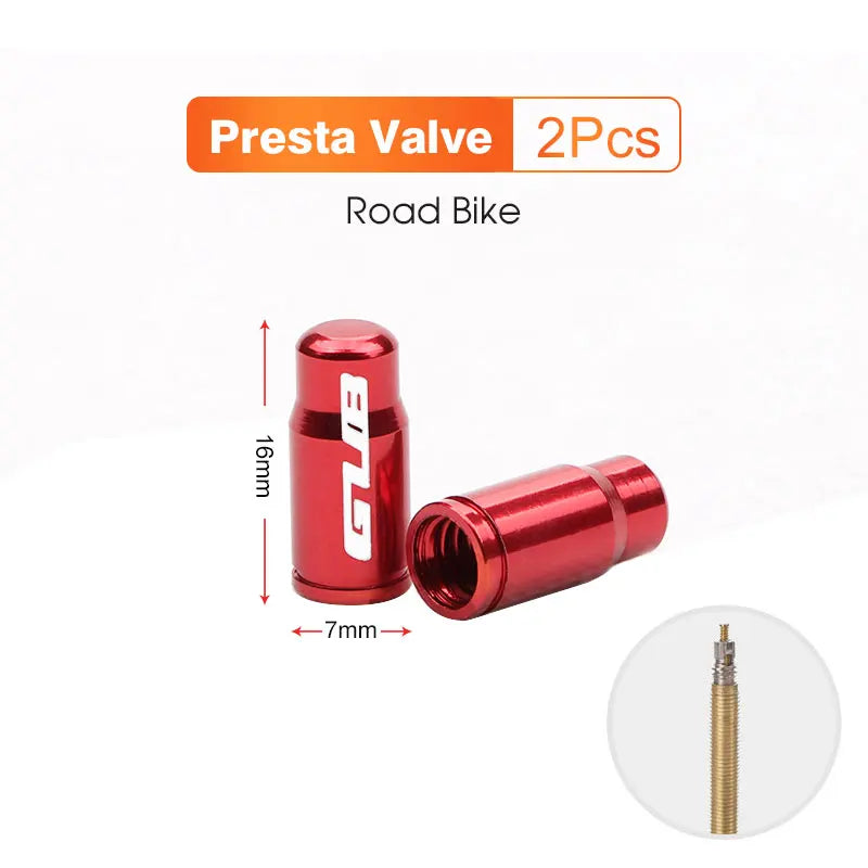 Aluminum CNC Bicycle Tire Valve Cap - Dustproof Schrader Presta