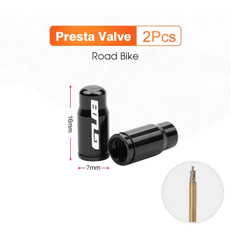 Aluminum CNC Bicycle Tire Valve Cap - Dustproof Schrader Presta