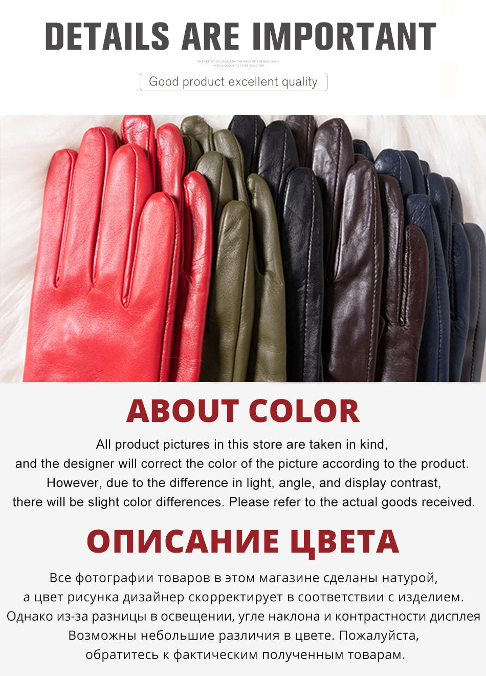 Guantes de cuero de moda para mujer: mitones cálidos de invierno