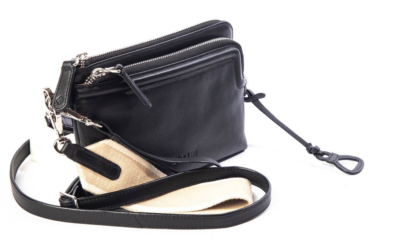 Heather Leather Clutch & Crossbody Bag